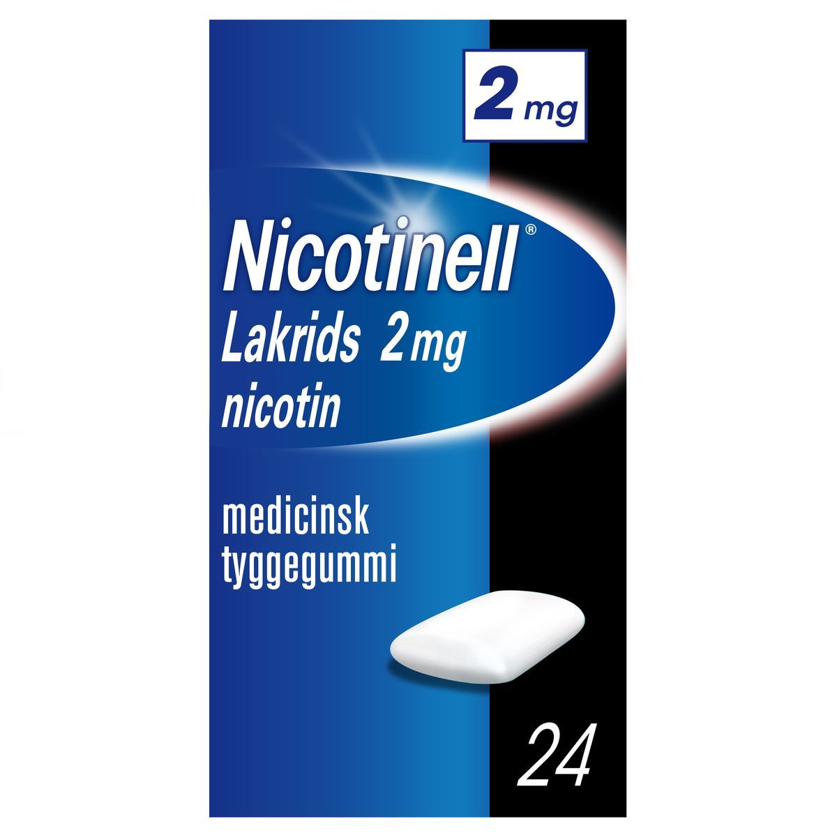 Nicotinell Lakrits, medicinskt tuggummi 2 mg