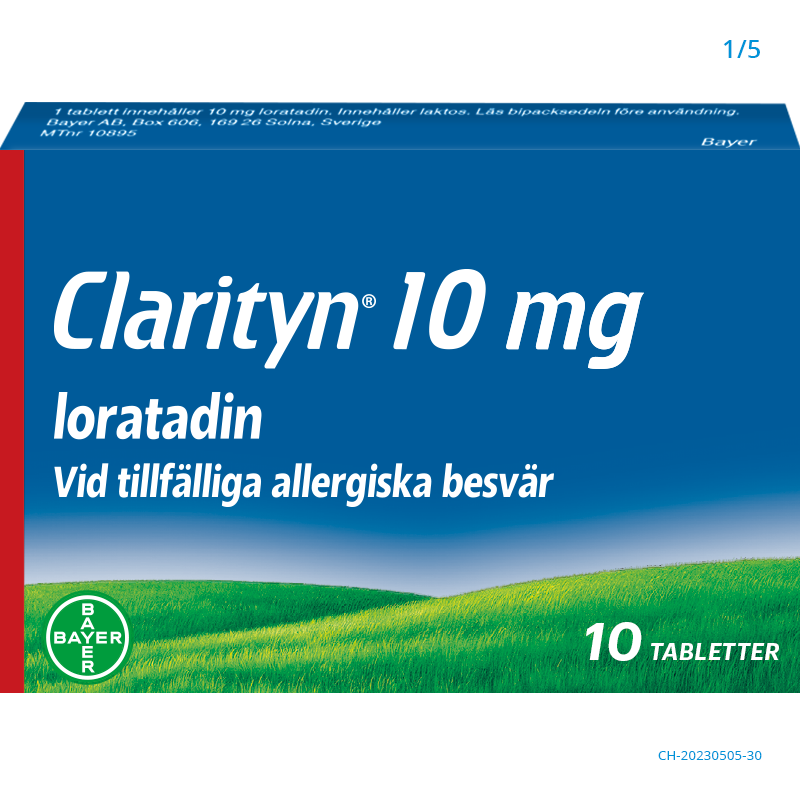 Clarityn, tablett 10 mg Bayer AB