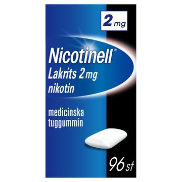 Nicotinell Lakrits, medicinskt tuggummi 2 mg