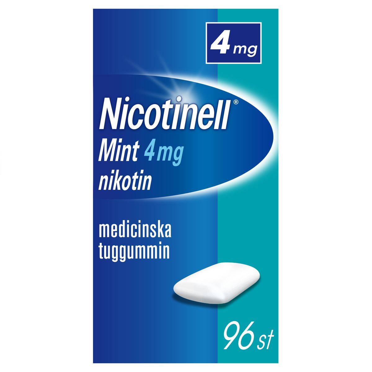 Nicotinell Mint, medicinskt tuggummi 4 mg