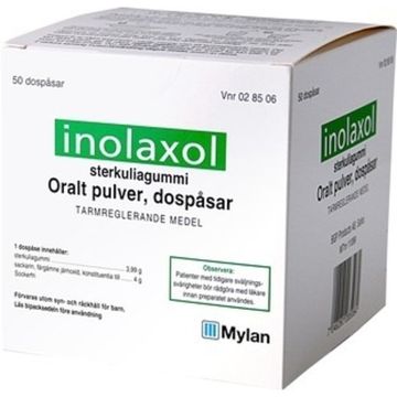 Inolaxol, oralt pulver i dospåse