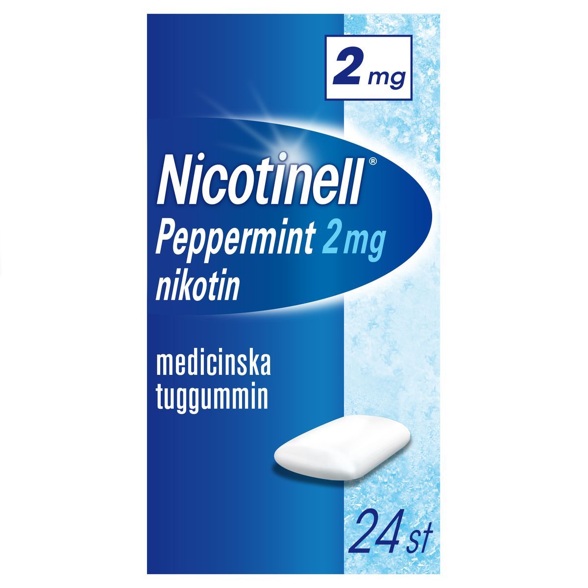 Nicotinell Peppermint, medicinskt tuggummi 2 mg