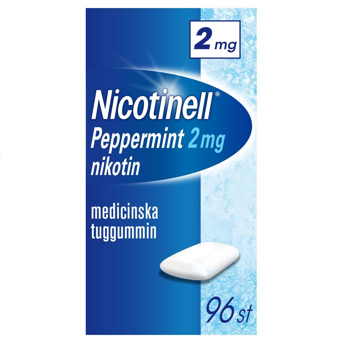 Nicotinell Peppermint, medicinskt tuggummi 2 mg