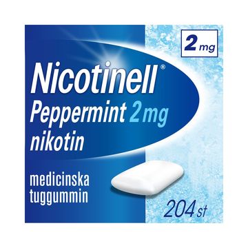 Nicotinell Peppermint, medicinskt tuggummi 2 mg