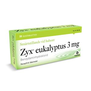 Zyx eukalyptus, sugtablett 3 mg