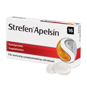 Strefen Apelsin, sugtablett 8,75 mg