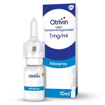 Otrivin utan konserveringsmedel, nässpray, lösning 1 mg/ml