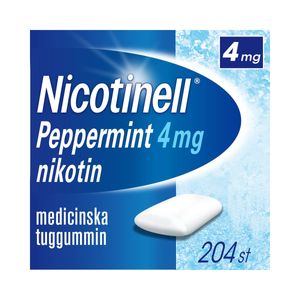 Nicotinell Peppermint, medicinskt tuggummi 4 mg