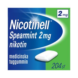 Nicotinell Spearmint, medicinskt tuggummi 2 mg
