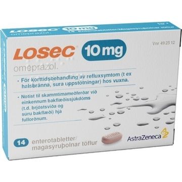 Losec, enterotablett 10 mg