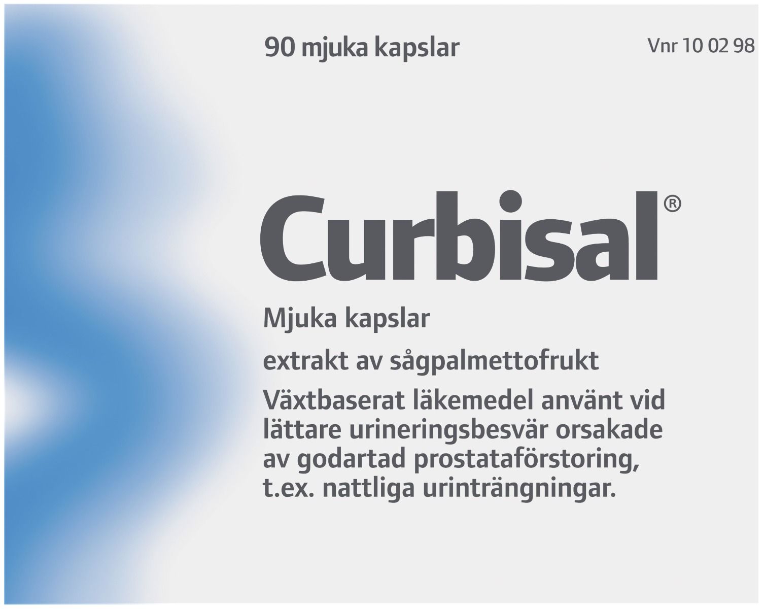 Curbisal, kapsel, mjuk