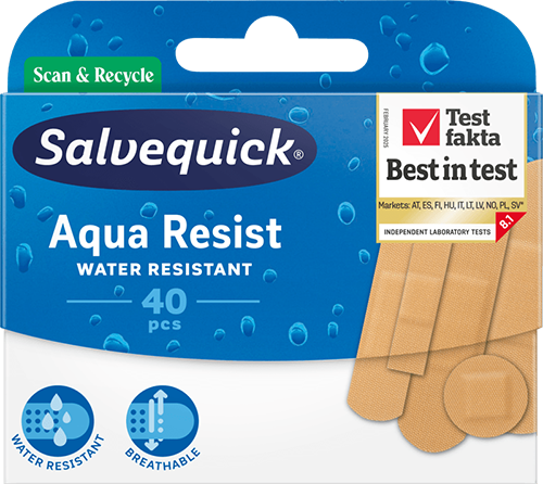 Salvequick Aqua Resist mix plåster