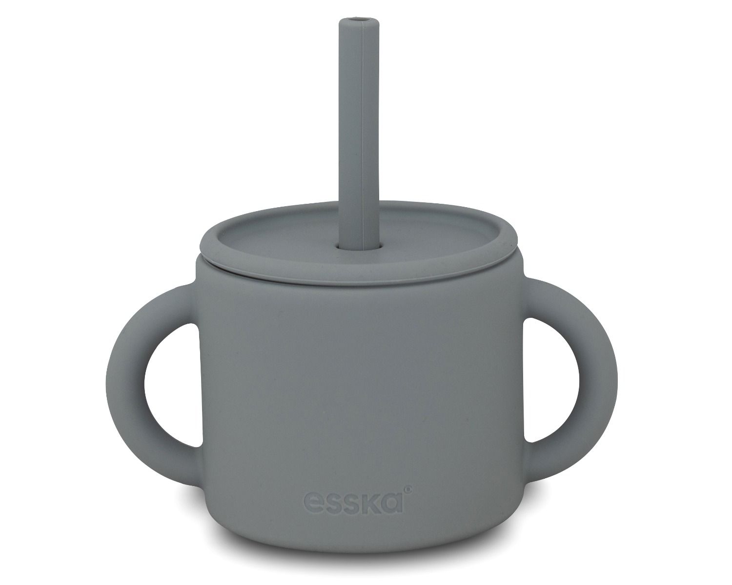 Esska Mugg Silikon Grå 1 st | Bebis och småbarn | Apoteka