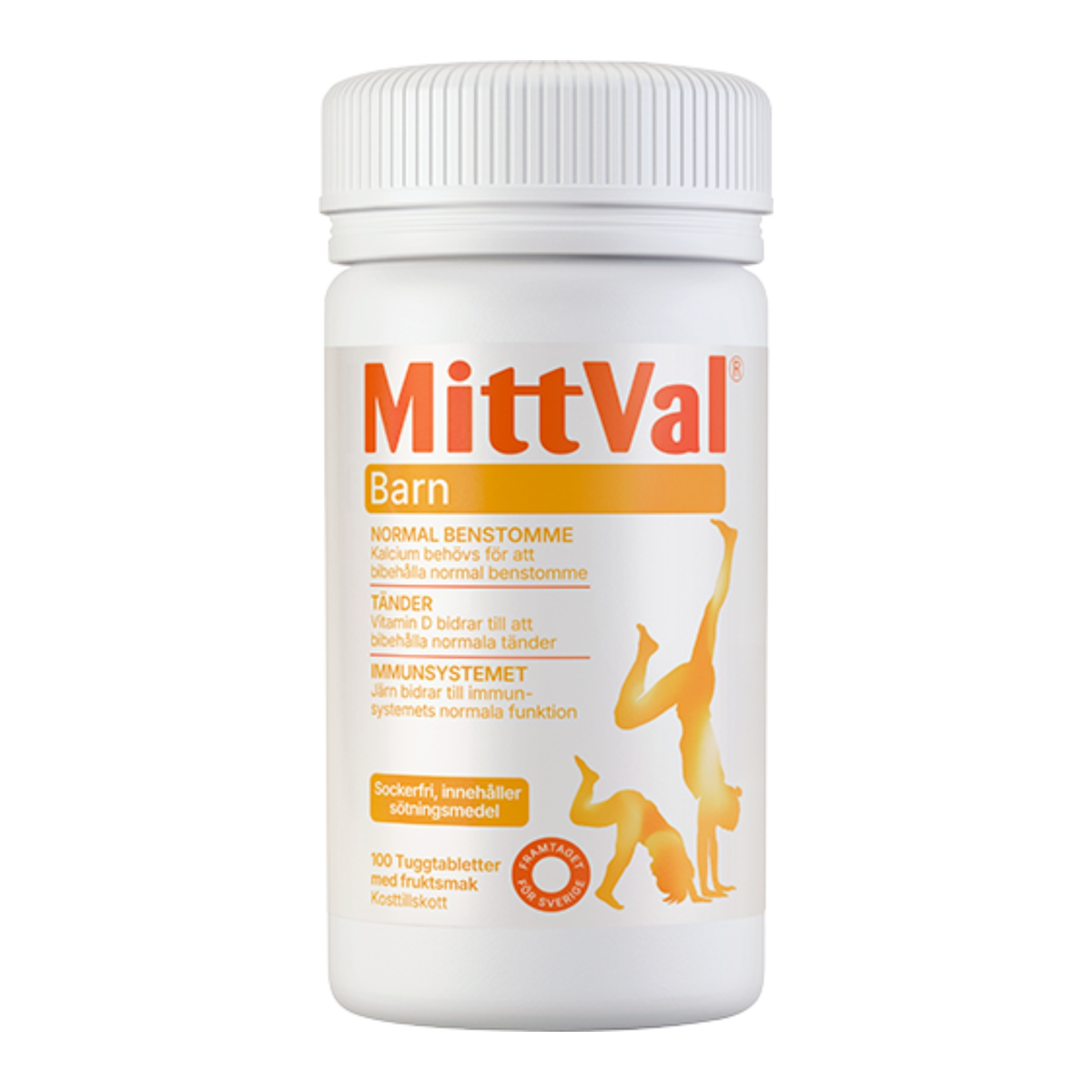 MittVal Barn, Multivitamin 100 tuggtabletter