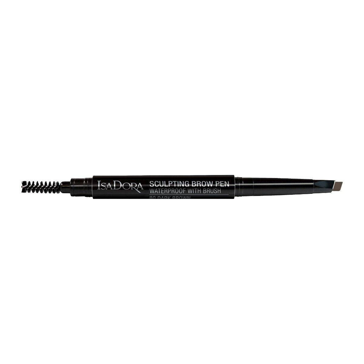 IsaDora Sculpting Brow Pen With Brush 80 Dark Brown 0.2 g