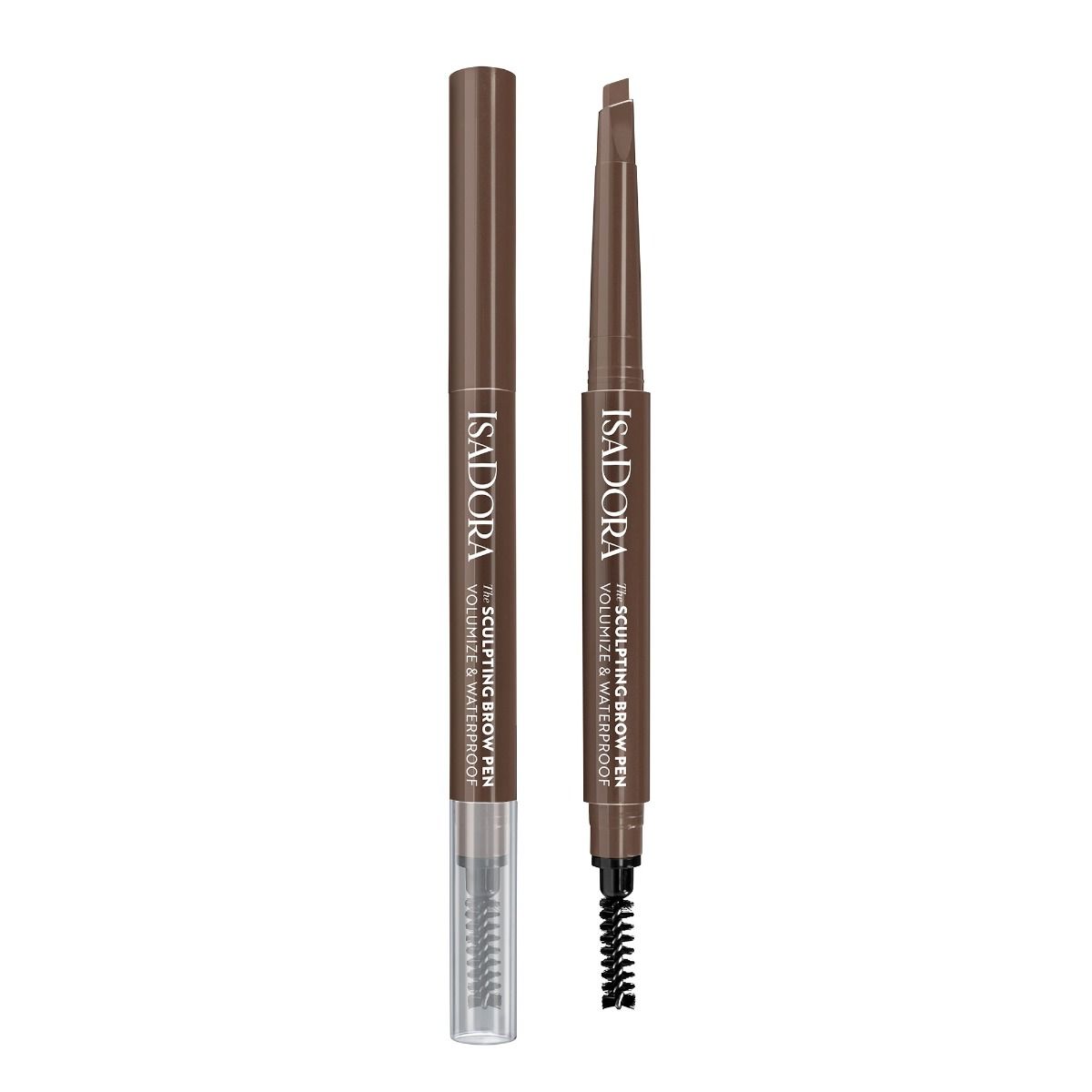 IsaDora Sculpting Brow Pen With Brush 80 Dark Brown 0.2 g | Skönhet och hälsa - Personlig vård - Kosmetika - Hudvård | Apoteka