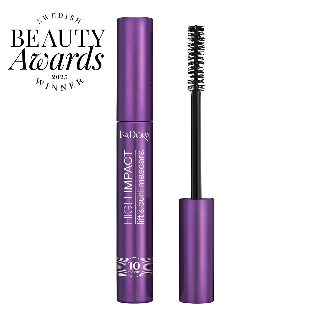 IsaDora 10 Sec High Impact Lift & Curl Mascara 30 Black 9 ml