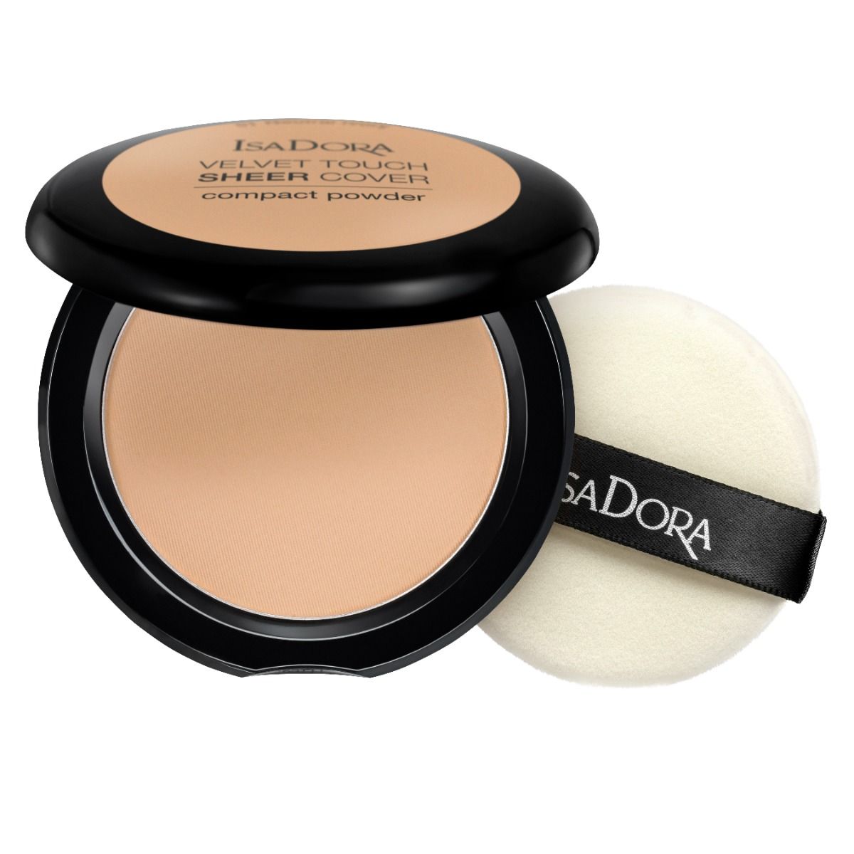 IsaDora Velvet Touch Sheer Cover Compact Powder 44 Warm Sand 10 g