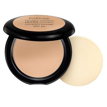 IsaDora Velvet Touch Ultra Cover Compact Powder SPF 20 64 Warm Sand