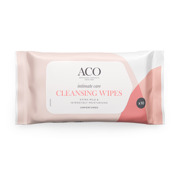 ACO Intimate Care cleansing wipes