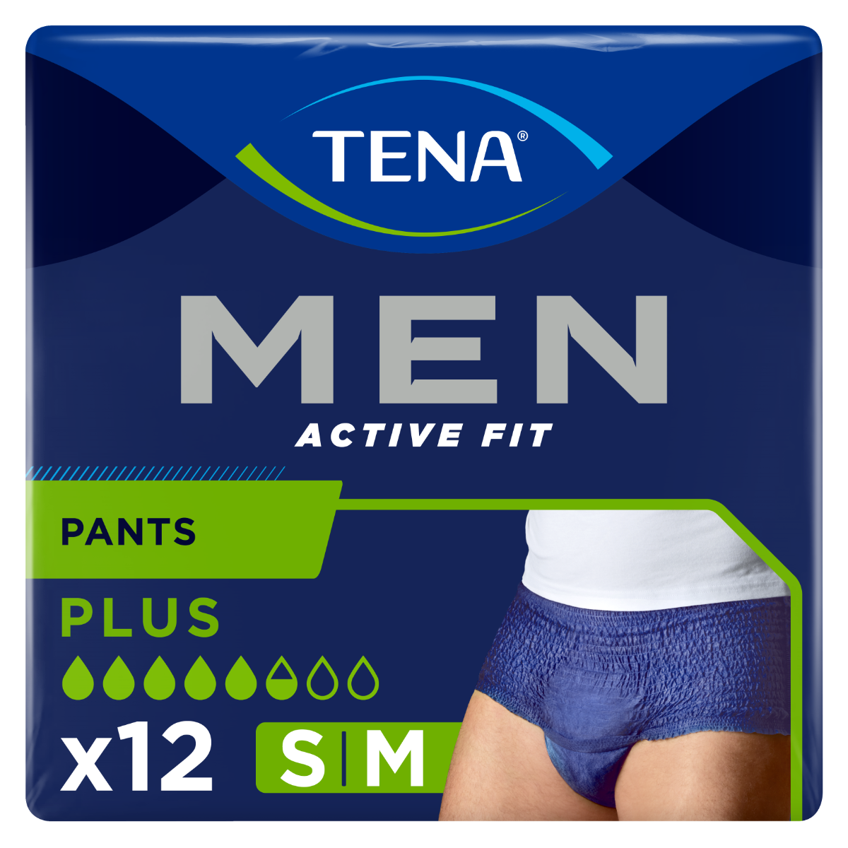 TENA Men Pants Plus S/M 12 st