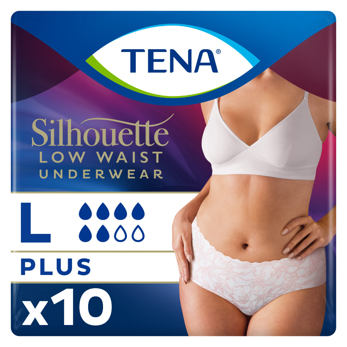 TENA Silhouette Plus L White LW