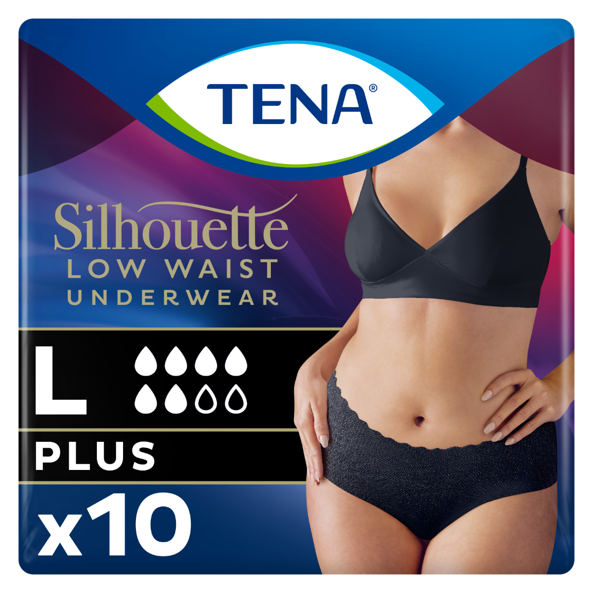 TENA Silhouette Plus L Black LW