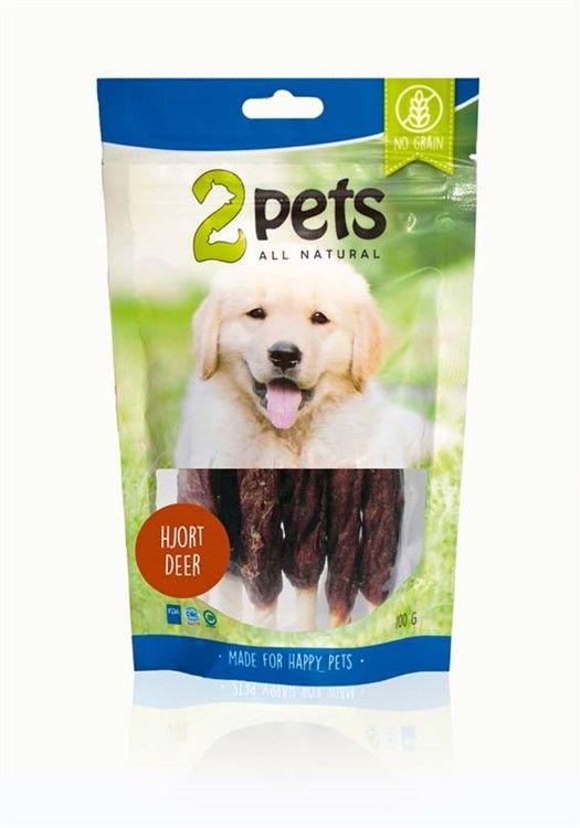 2pets Tuggpinne m hjort 12cm 6-pack