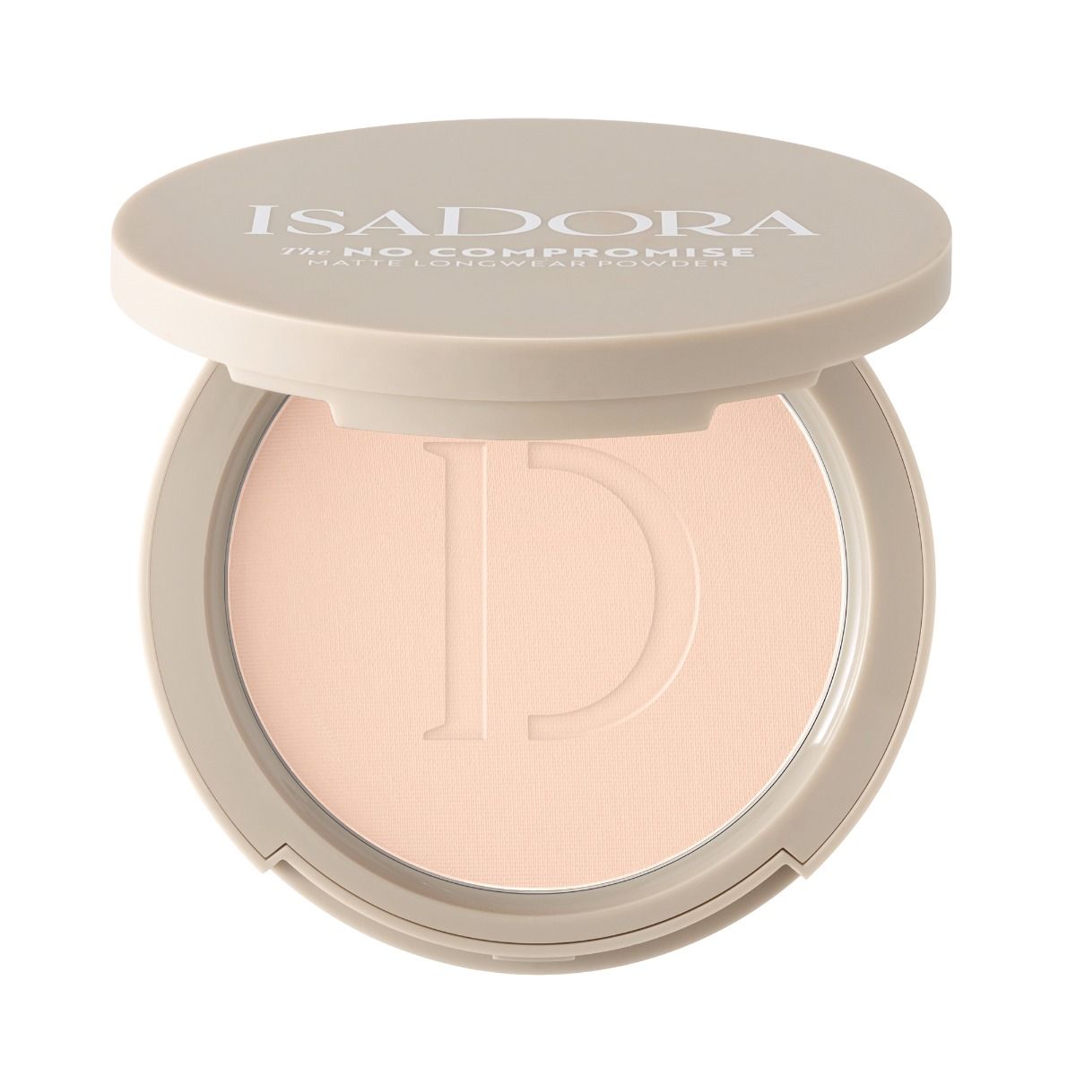IsaDora The No Compromise Matte Longwear Powder 61 Cool Ivory