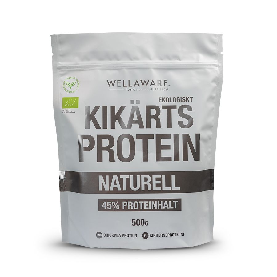 WellAware Ekologiskt kikärtsprotein naturell 500 g