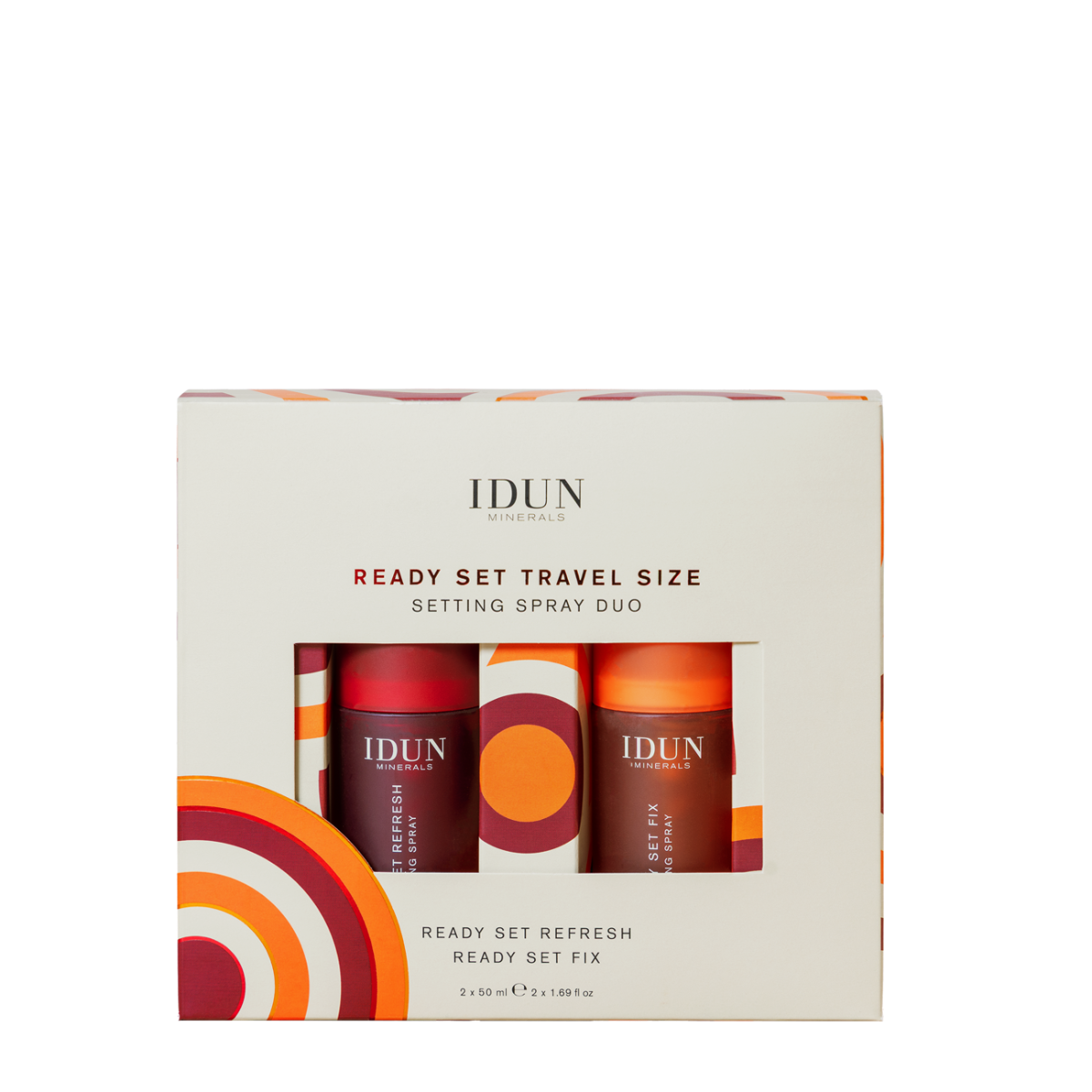 IDUN Minerals Setting Spray Travel Size Duo