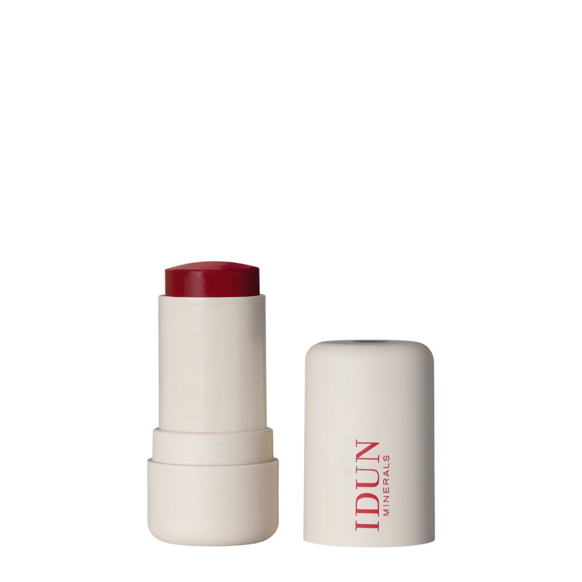 IDUN Minerals Soft Tint Blush Stick Kyss Berry Red