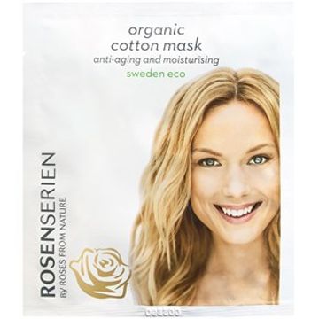 Rosenserien Organic cotton mask anti-aging moisturising