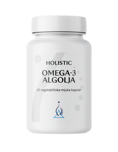 Holistic Omega-3 Vegan Algolja, vegetabiliska mjuka kapslar