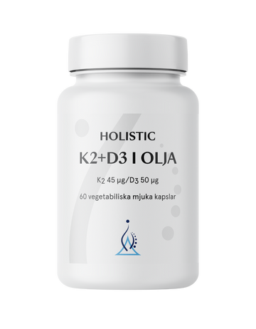 Holistic K2+D3-vitamin i olja