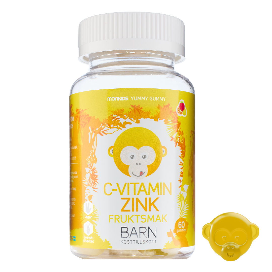 Monkids C-vitamin + Zink Fruktsmak