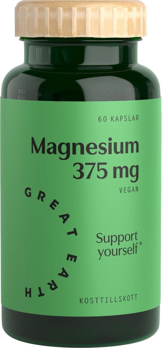 Great Earth Magnesium 375 mg kapslar