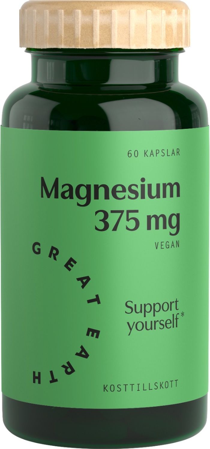 Great Earth Magnesium 375 mg kapslar