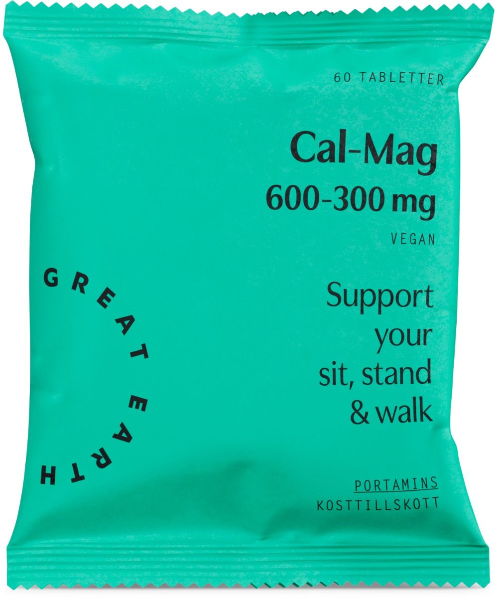 Great Earth Cal-Mag 600-300 mg refill 60 st