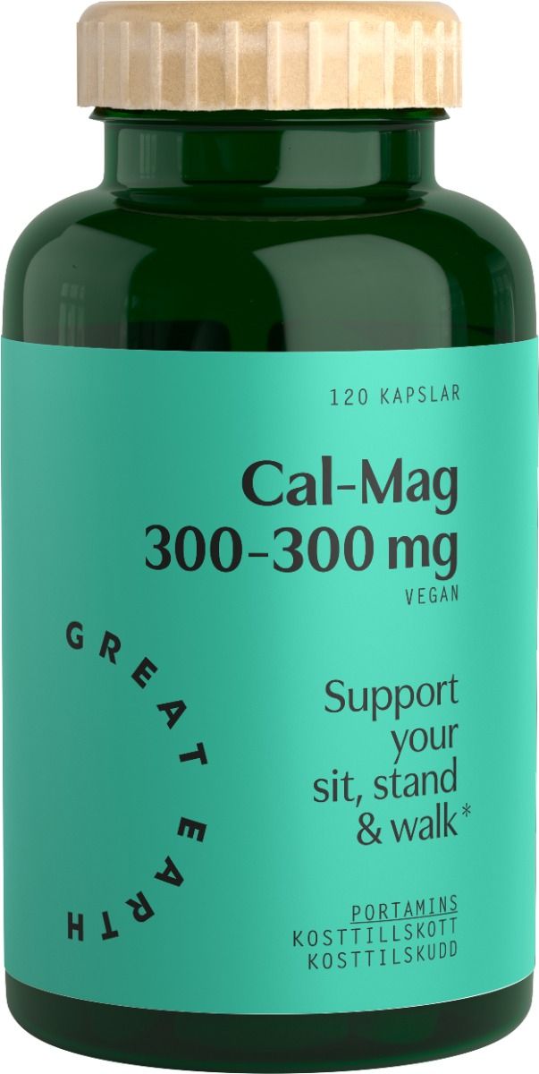Great Earth Cal-Mag 300-300 mg kapslar