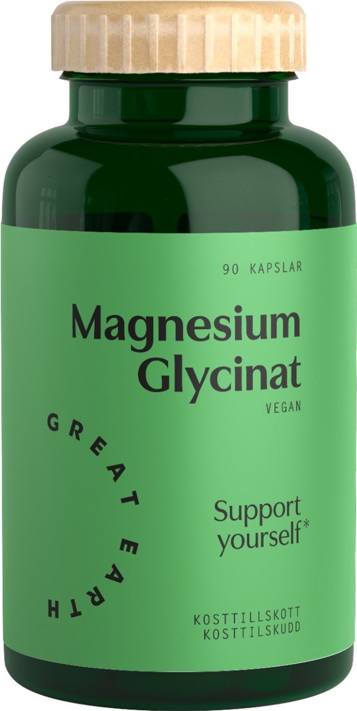 Great Earth Magnesiumglycinat 90 kapslar