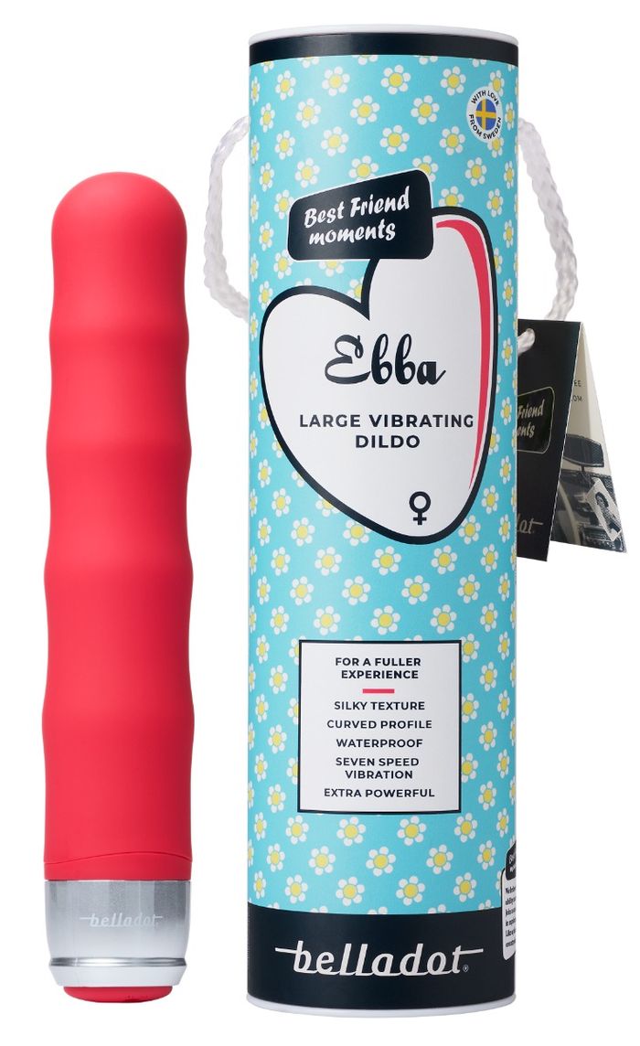 Belladot Ebba stor vibrerande dildo rd | DOZ Apotek Belladot Ebba stor vibrerande dildo rd | DOZ Apotek