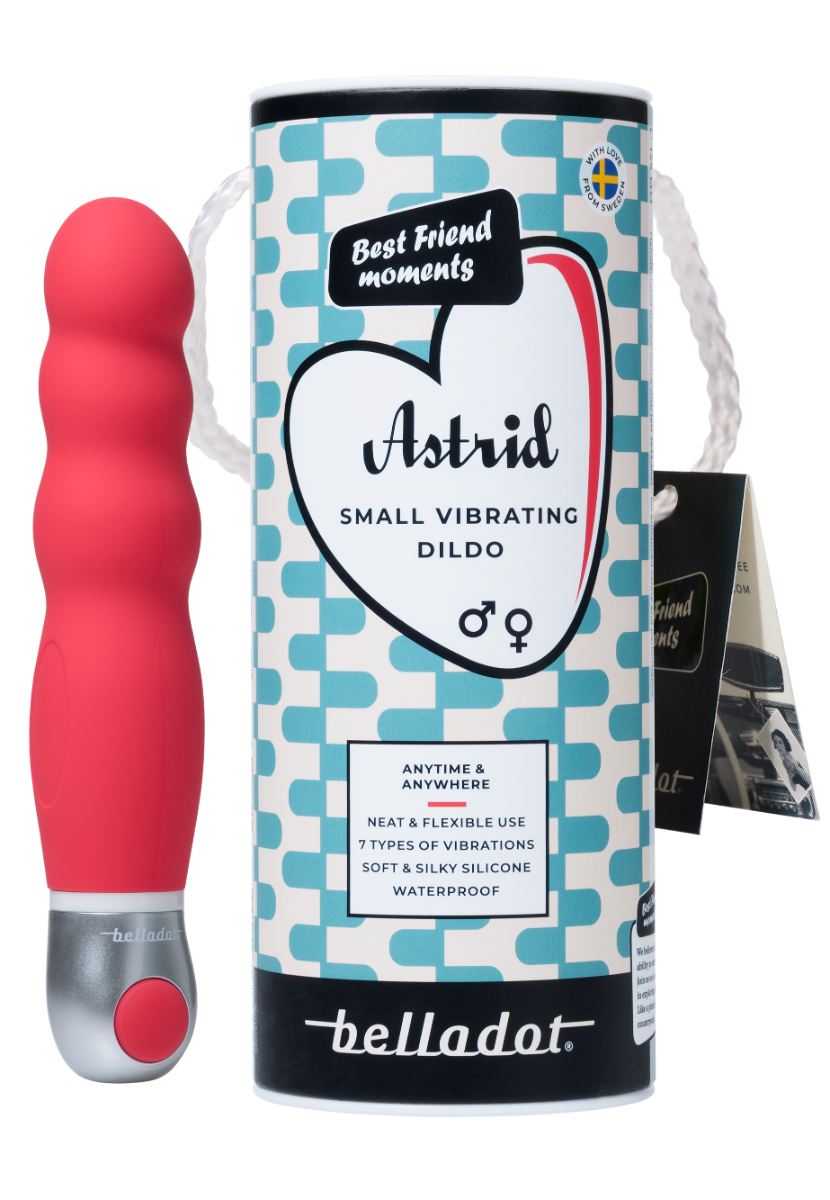 Belladot Astrid liten vibrerande dildo