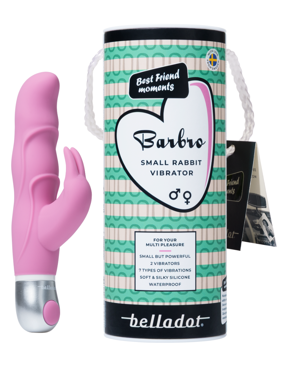 Belladot Barbro liten rabbit vibrator rosa