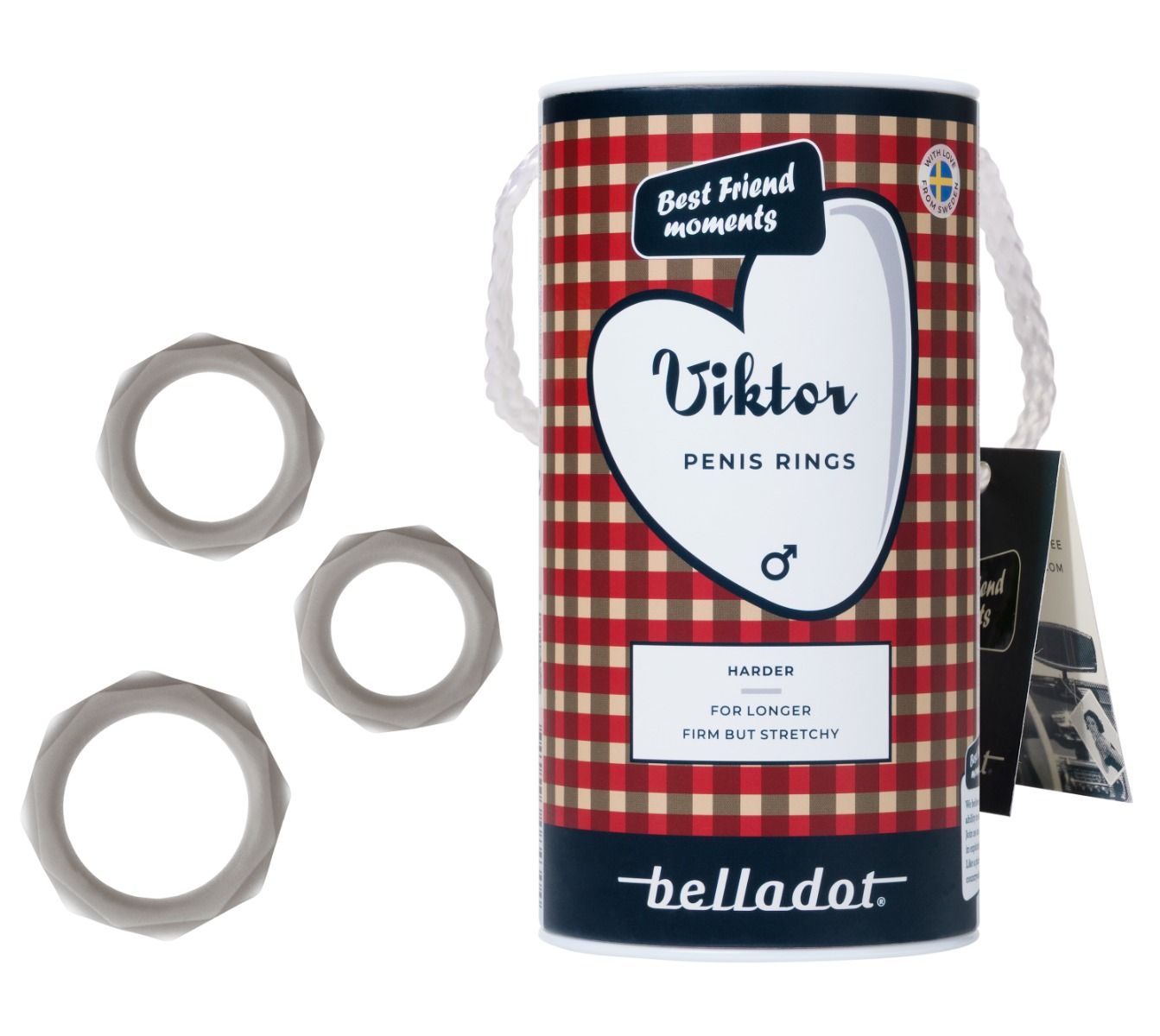 Belladot Viktor penisringar 3-pack