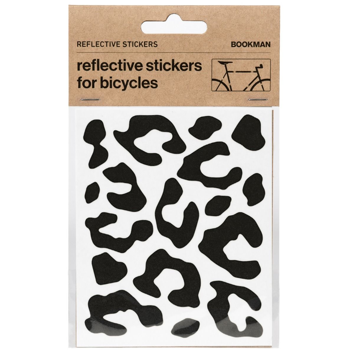 Bookman Reflective Stickers Leopard Black 1 st