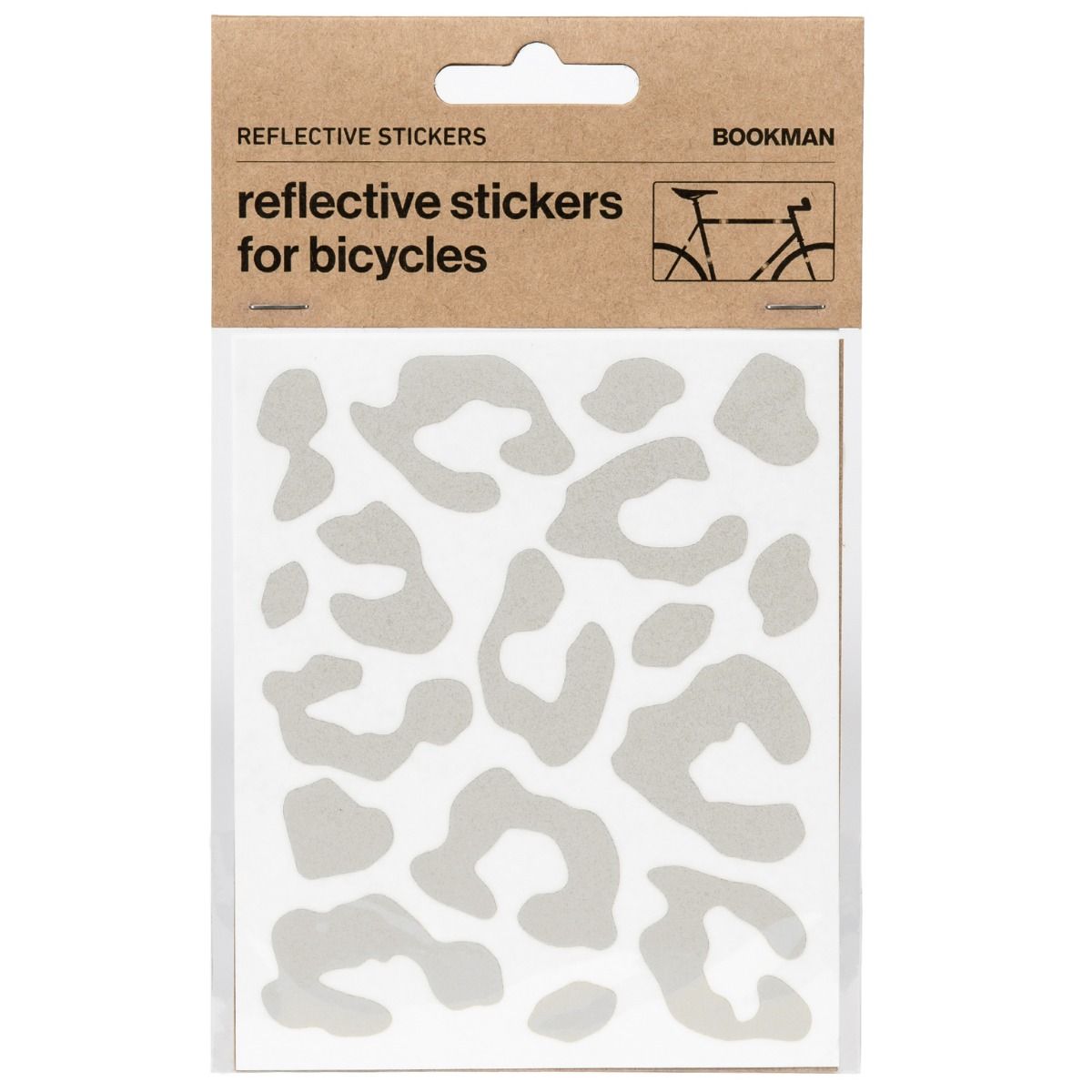 Bookman Reflective Stickers Leopard White 1 st