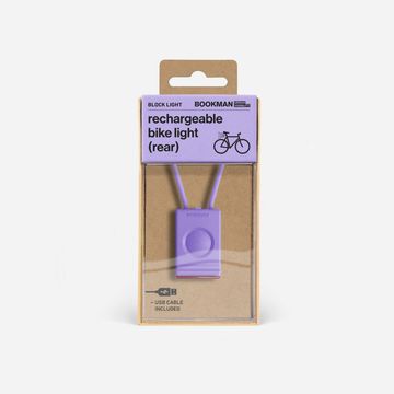 Bookman Block Light Rear Lavender (cykellampa bak ljus)
