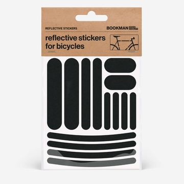 Bookman Reflective Stickers Strips Black  