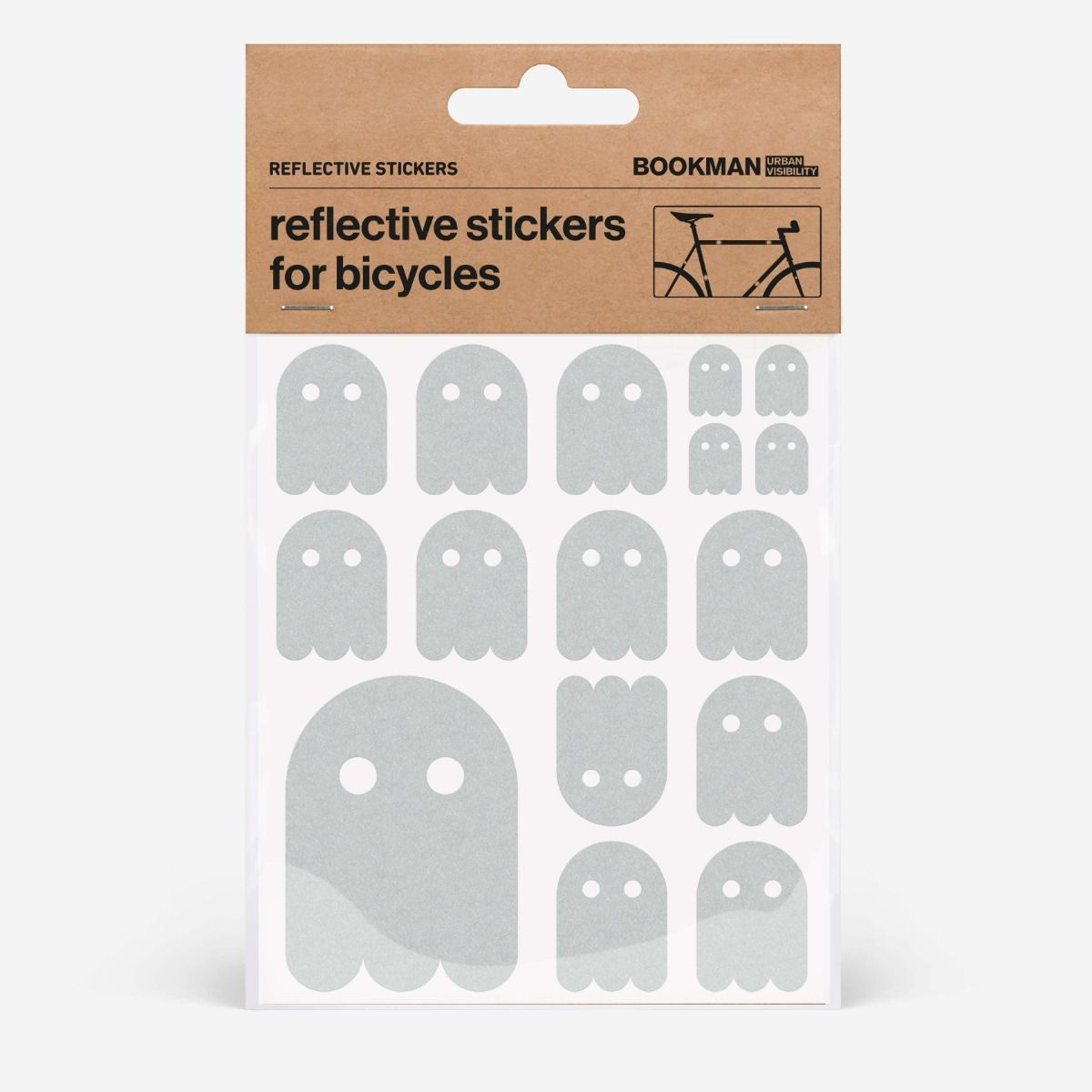 Bookman Reflective Stickers Ghost White 1 st